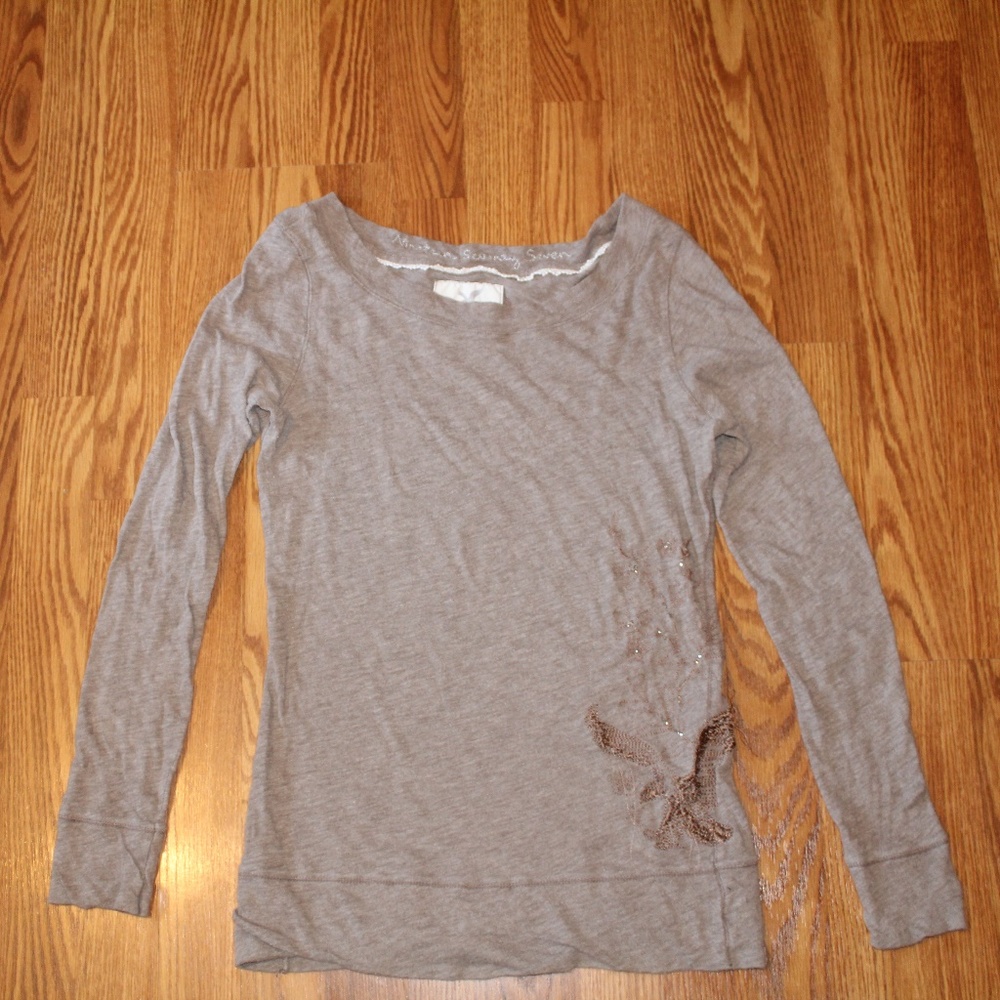 American Eagle Long Sleeve Logo Shirt
